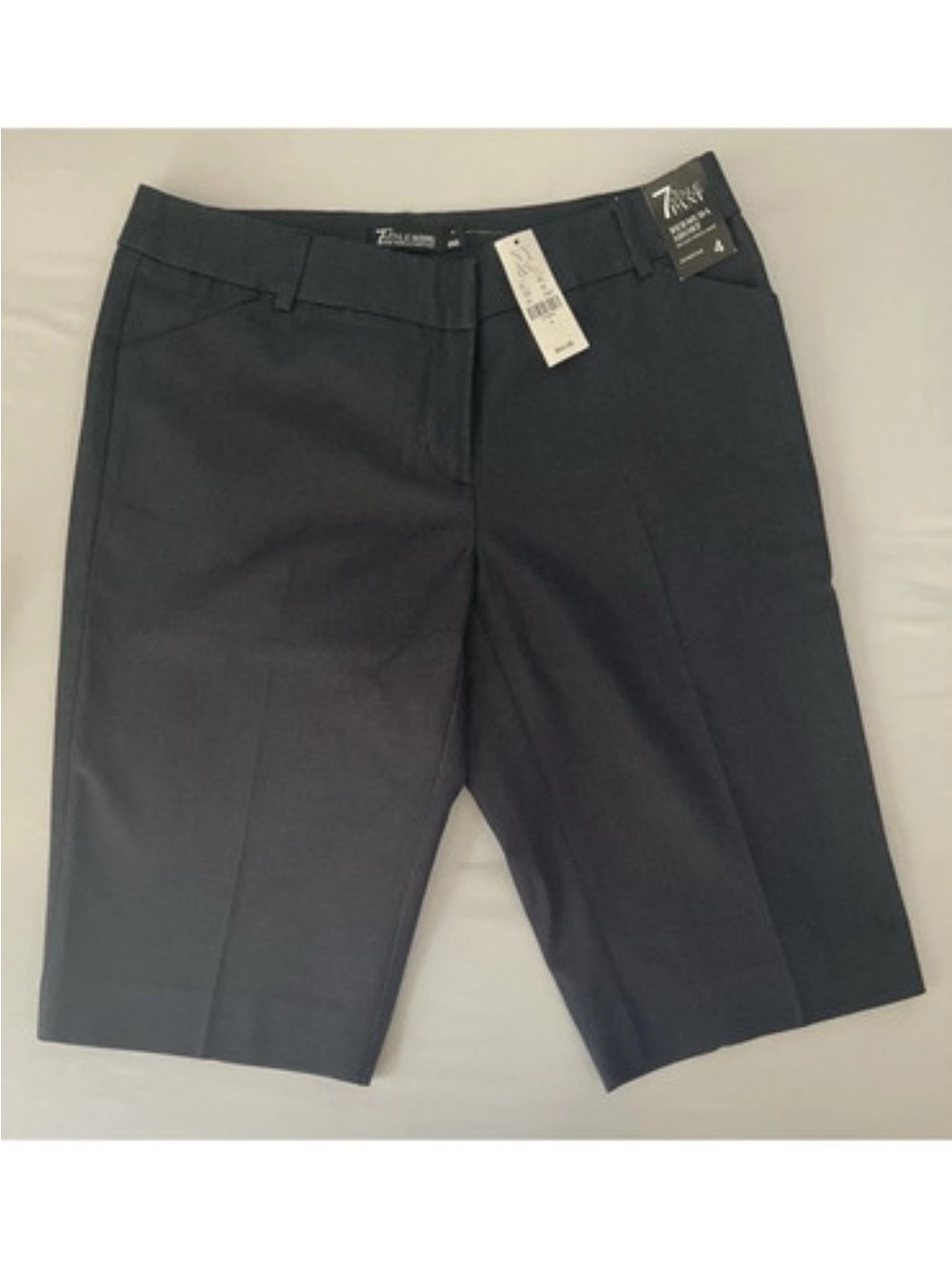 New York & Company Charcoal Gray Bermuda Shorts